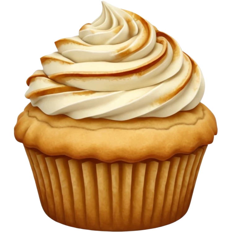 super realistic apple pie cupcake emoji