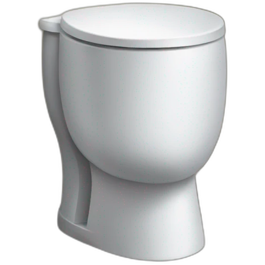 male head and neck sticking out of a toliet emoji