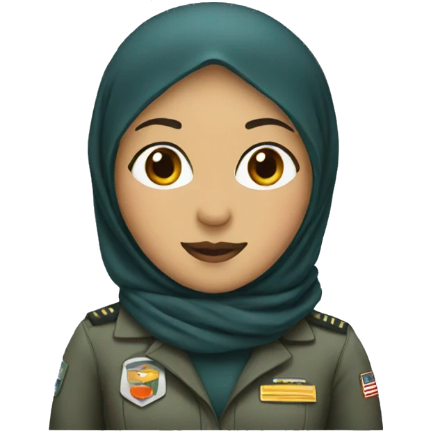 Pilot With Hijab emoji