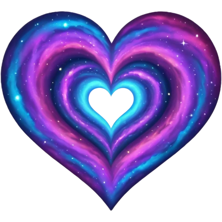 galaxy heart emoji