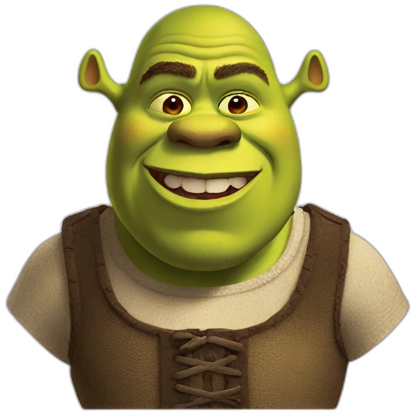 Shrek enceinte emoji