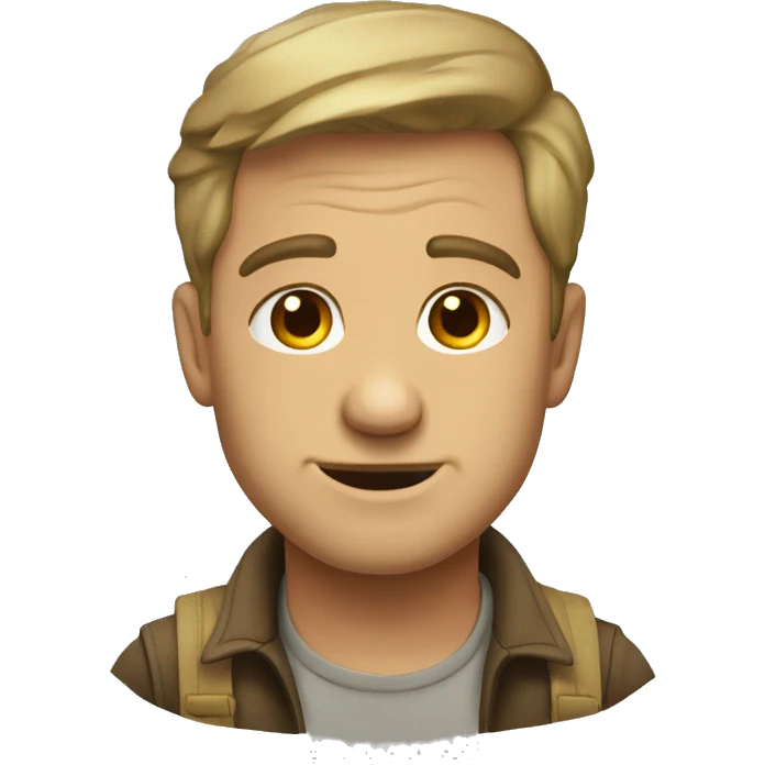 Пудель бежевый emoji