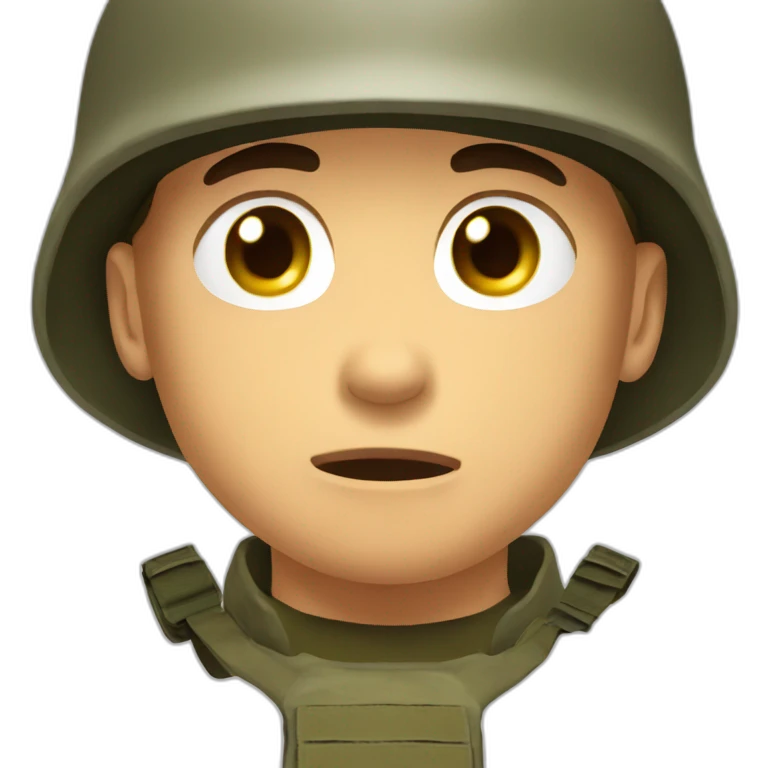 Soilder cry emoji