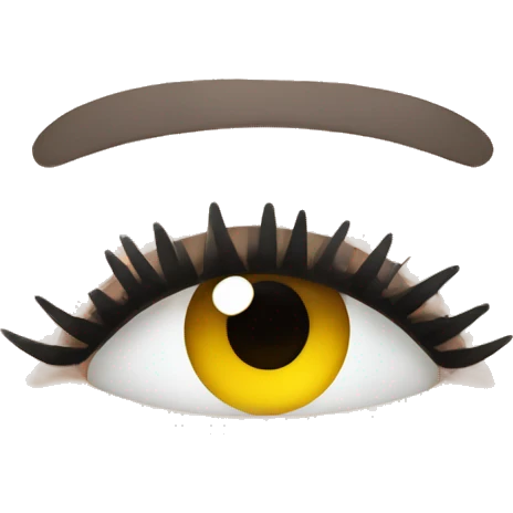 eyelashes emoji