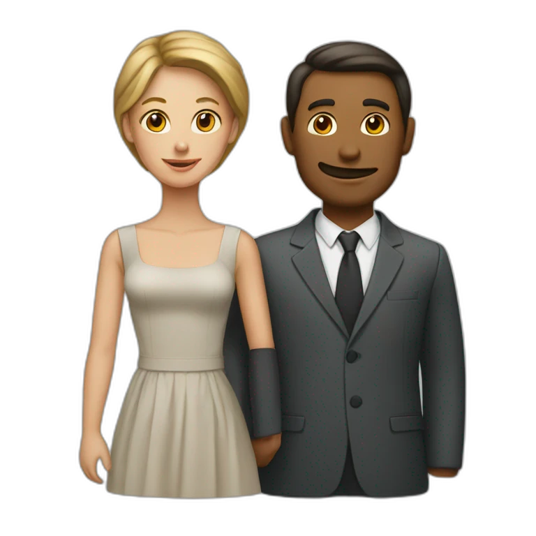 Un homme et une femme emoji