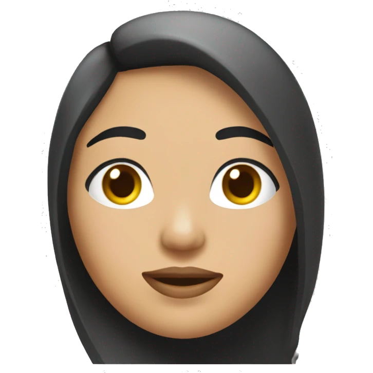 chica de piel blanca rezado de rodillas  emoji