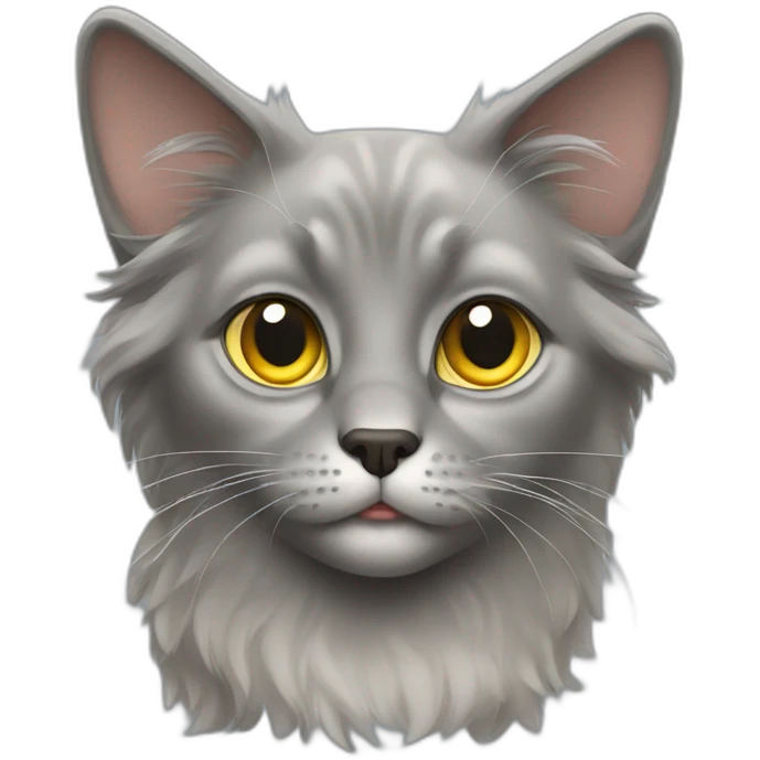 intrigued nebelung cat emoji