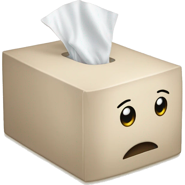 Tissue box emoji