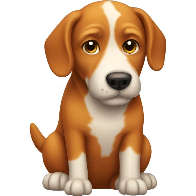 Ginger dog emoji