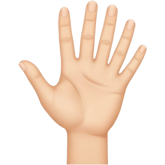 hi hand emoji