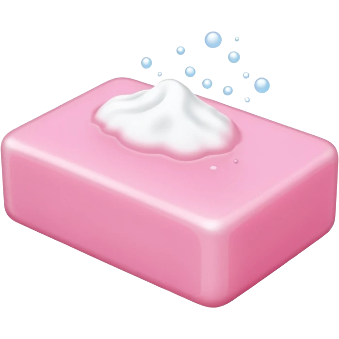 "fight club" pink soap 3/4 + foam emoji