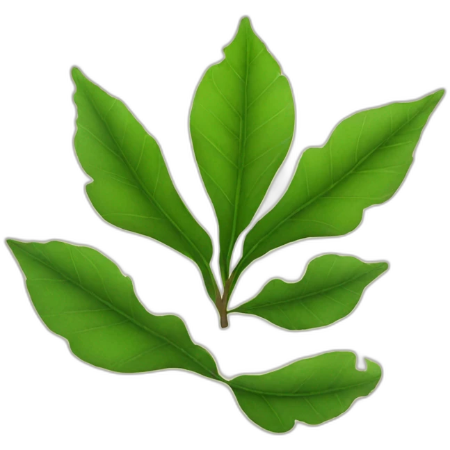 leaves emoji