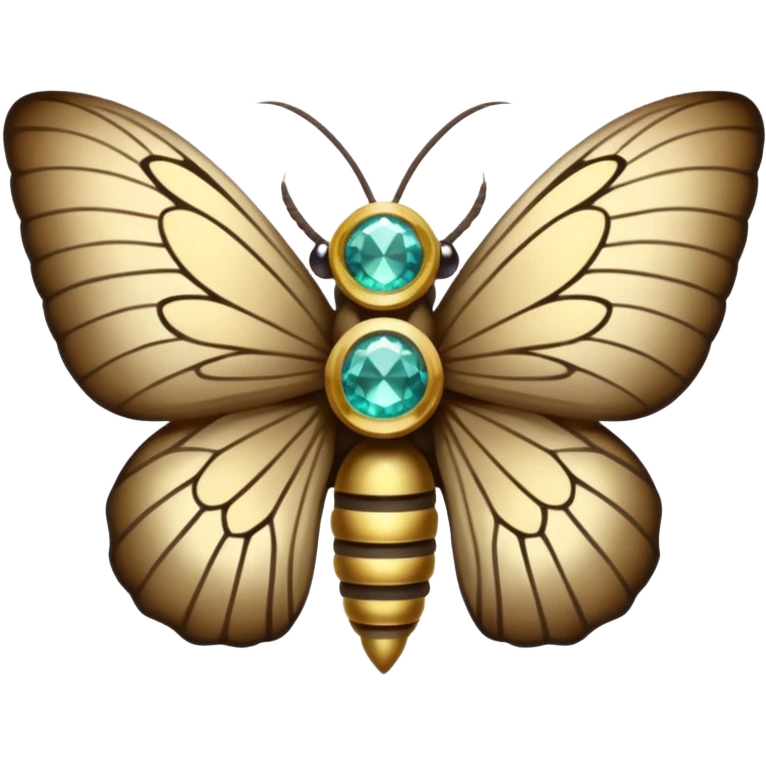 moth wing crown with gem eyes emoji