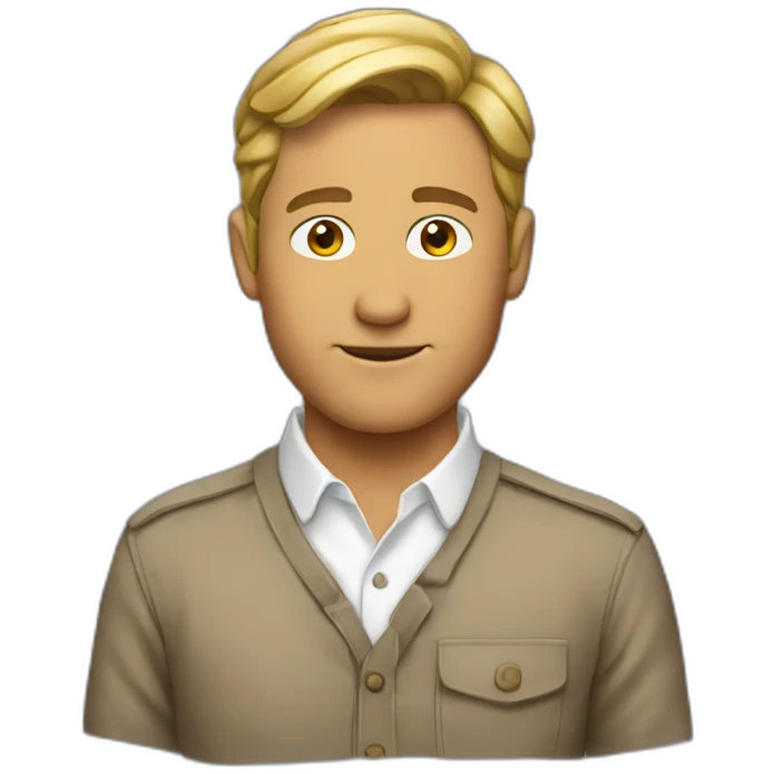 Journalist informal cloth tanned emoji