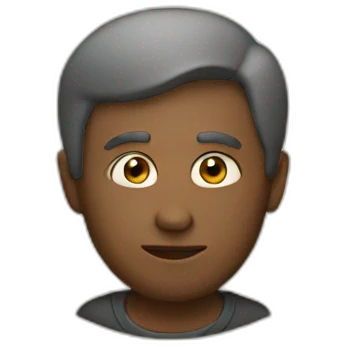 Smart think emoji