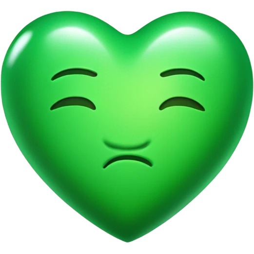 green heart  emoji