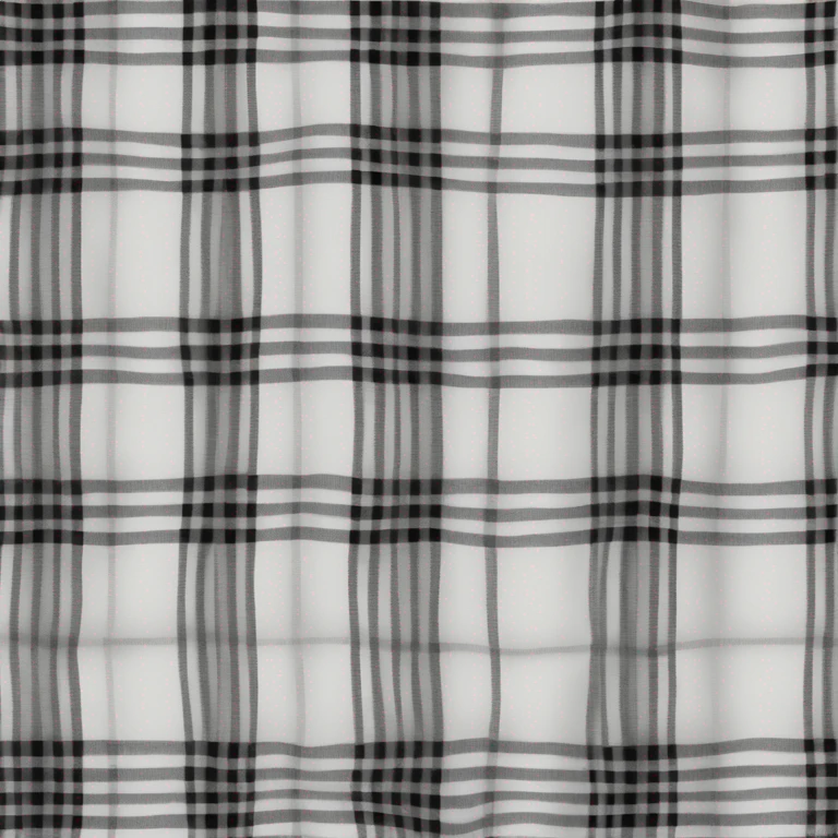 folded white blanket with black plaid emoji