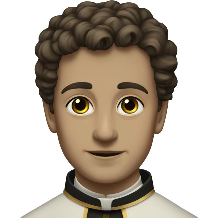 19th century young priest italian emoji
