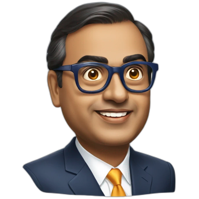 Mukesh ambani in googles emoji