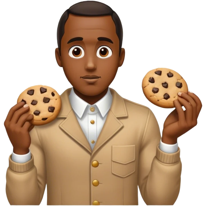 Diddy serving cookies emoji