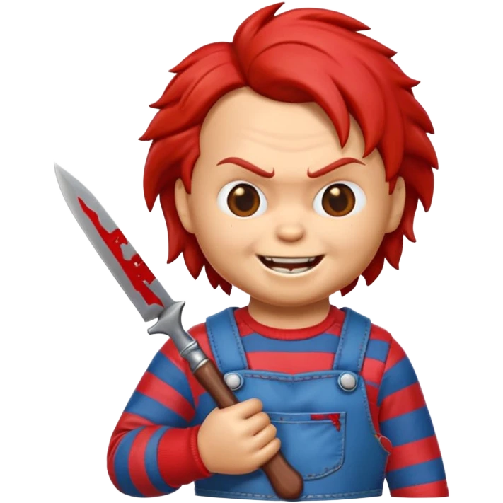 Un emojin de chuky emoji