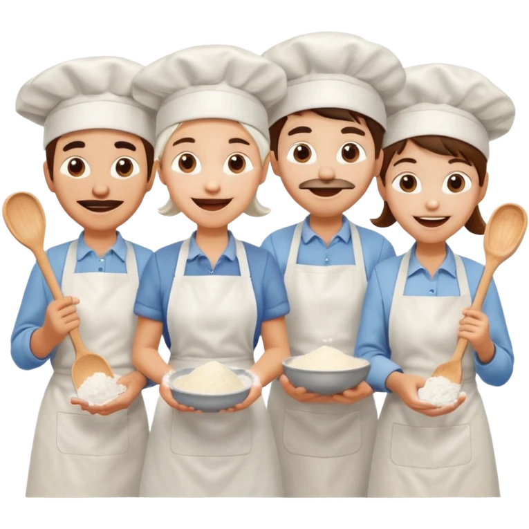 Goofy bakers emoji