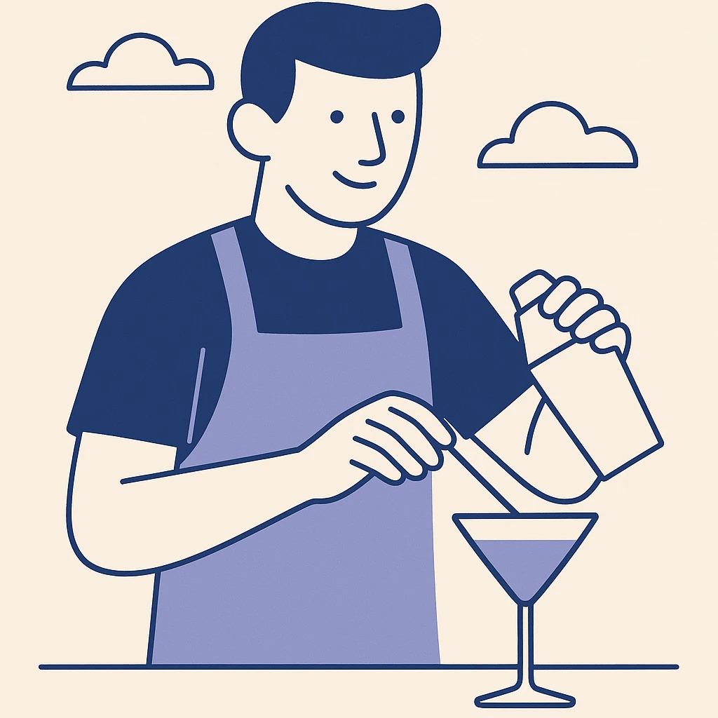 bartender mixing drinks emoji