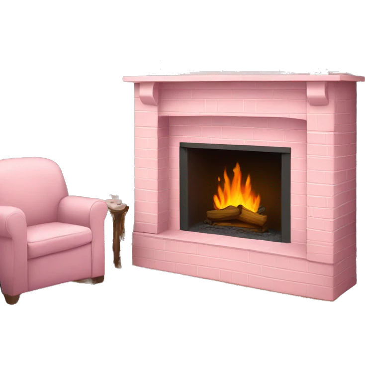 Winter Pink FirePlace emoji