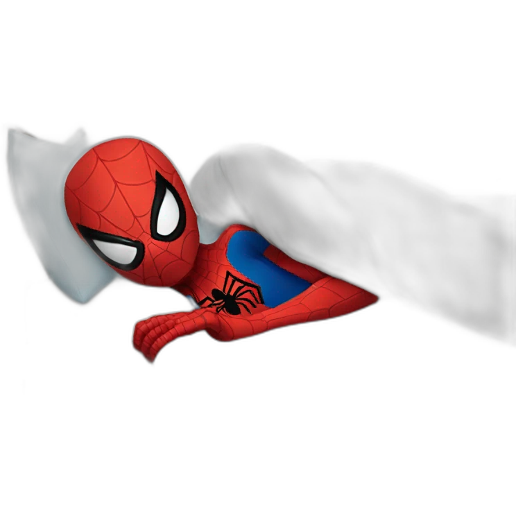 Spider man sleeping  emoji
