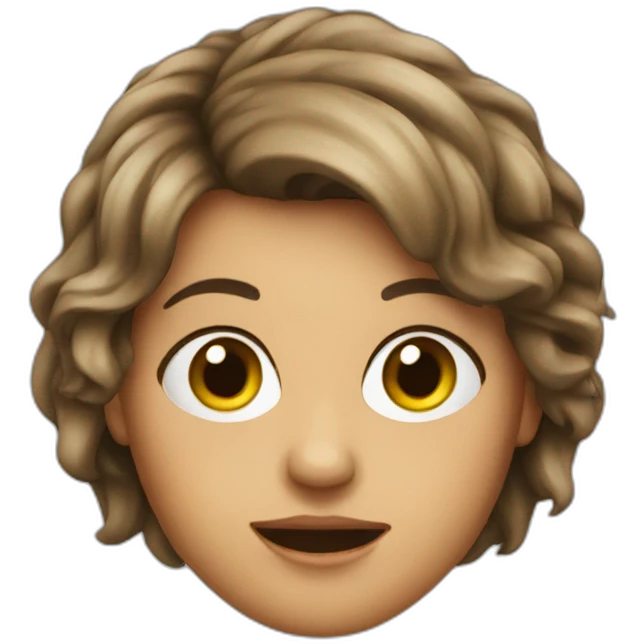 Crazy Italian chick emoji