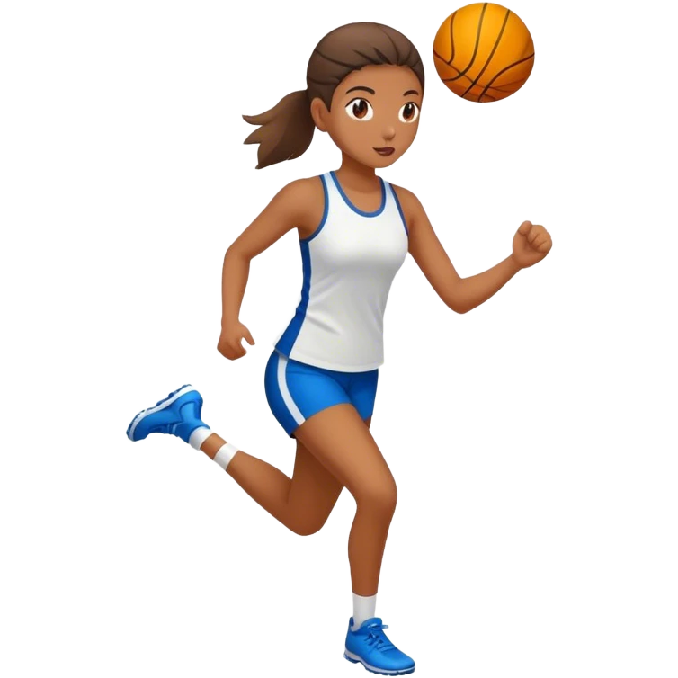 girl is engaged in sports emoji