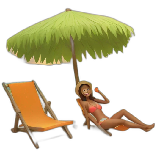 beach vacation emoji