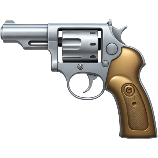 Un emoji con una pistola emoji