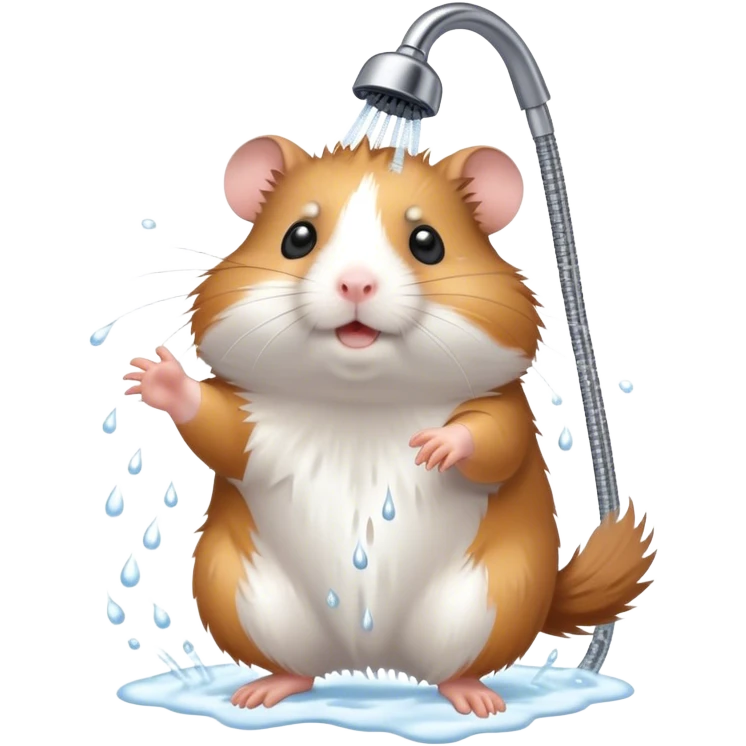 Hamster ducha emoji