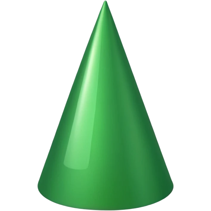 a green Birthday hat emoji