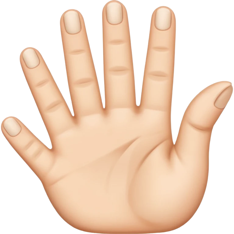 three finger salute emoji