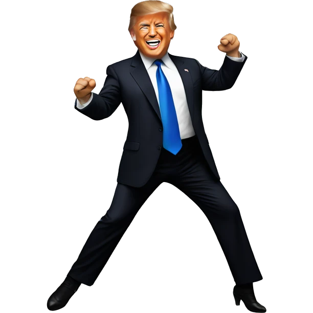 donald trump dancing emoji