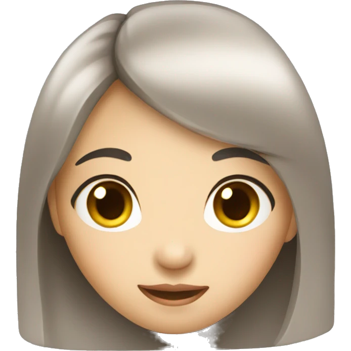 Cute Asian girl  emoji