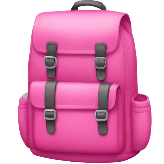 Pink bookbag emoji