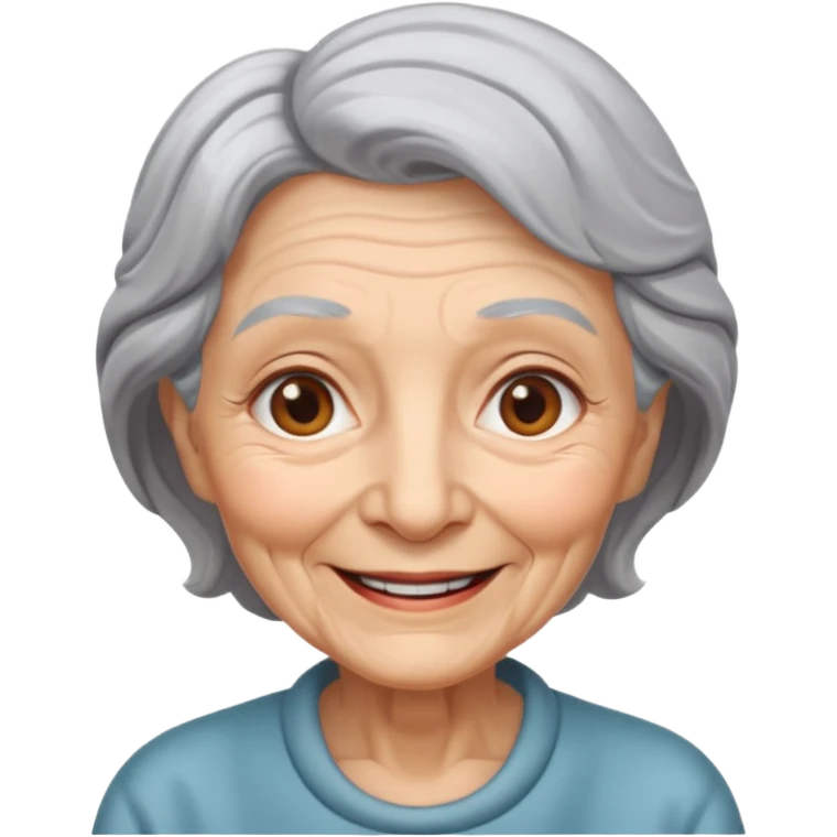 an old lady emoji