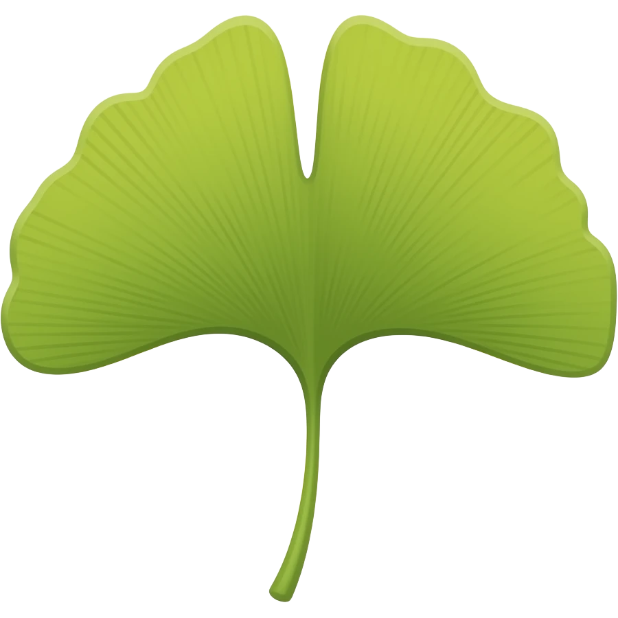 Ginko healing power emoji