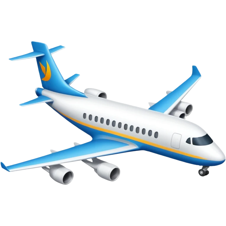 avion blanco mas sencillo emoji