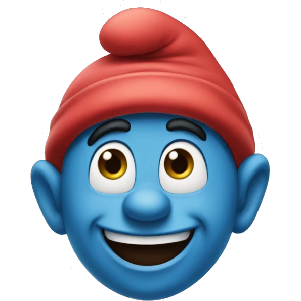 Smurf emoji