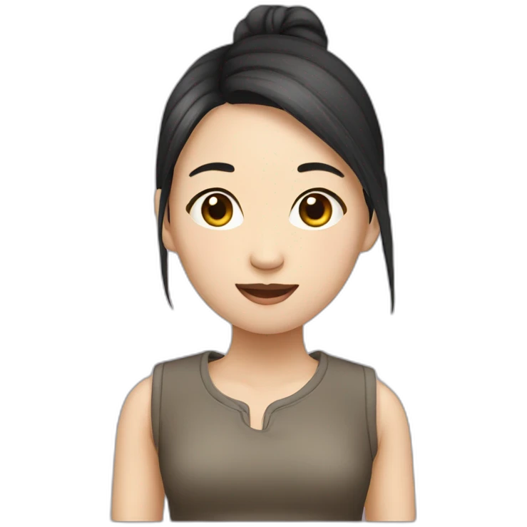 Chinese girl friend emoji