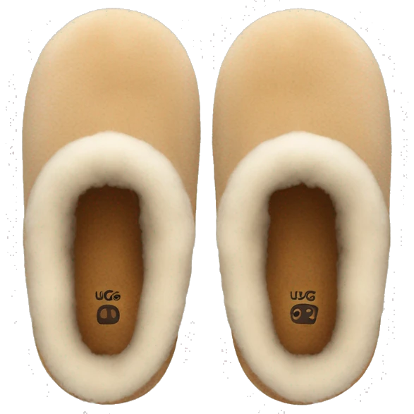 UGG slippers  emoji