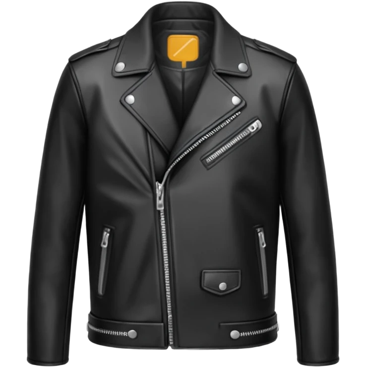 a jacket with silver zipper emoji