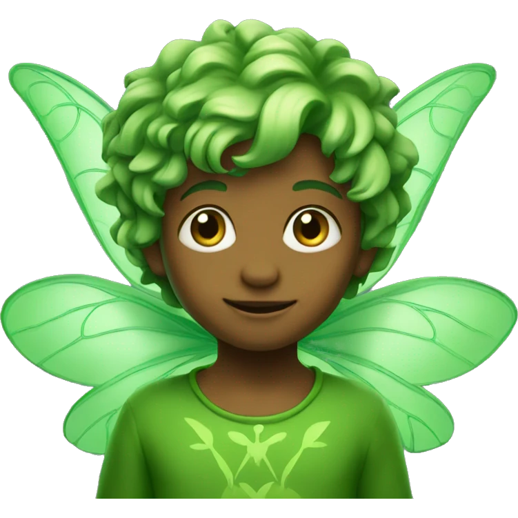Boy Green Fairy emoji