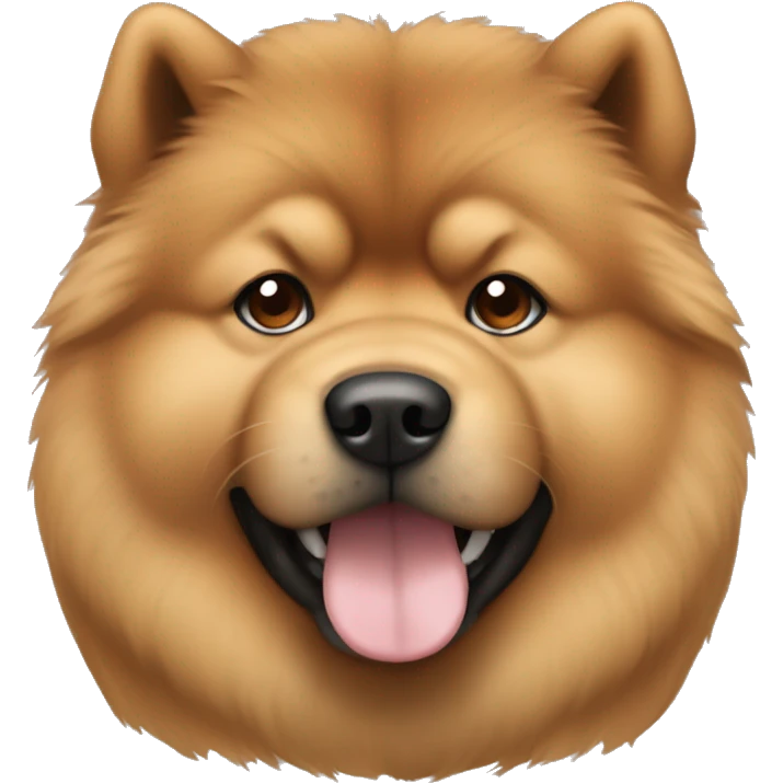 Chowchow cinnamon color emoji