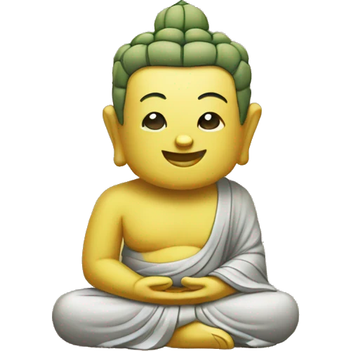 bambou et bouddha emoji