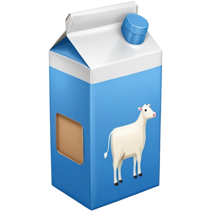 blue milk carton emoji